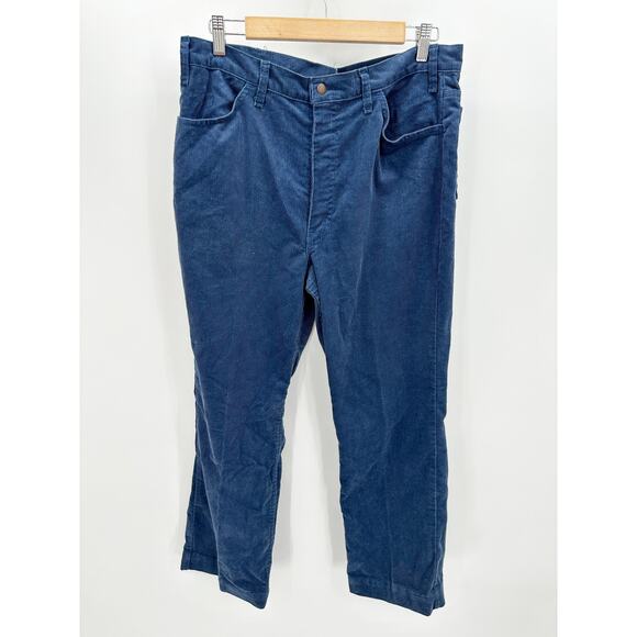 Levi's 511 Slim Fit Cotton Blend Blue Corduroy Pants Men's Size 36 x 29 - Picture 1 of 9